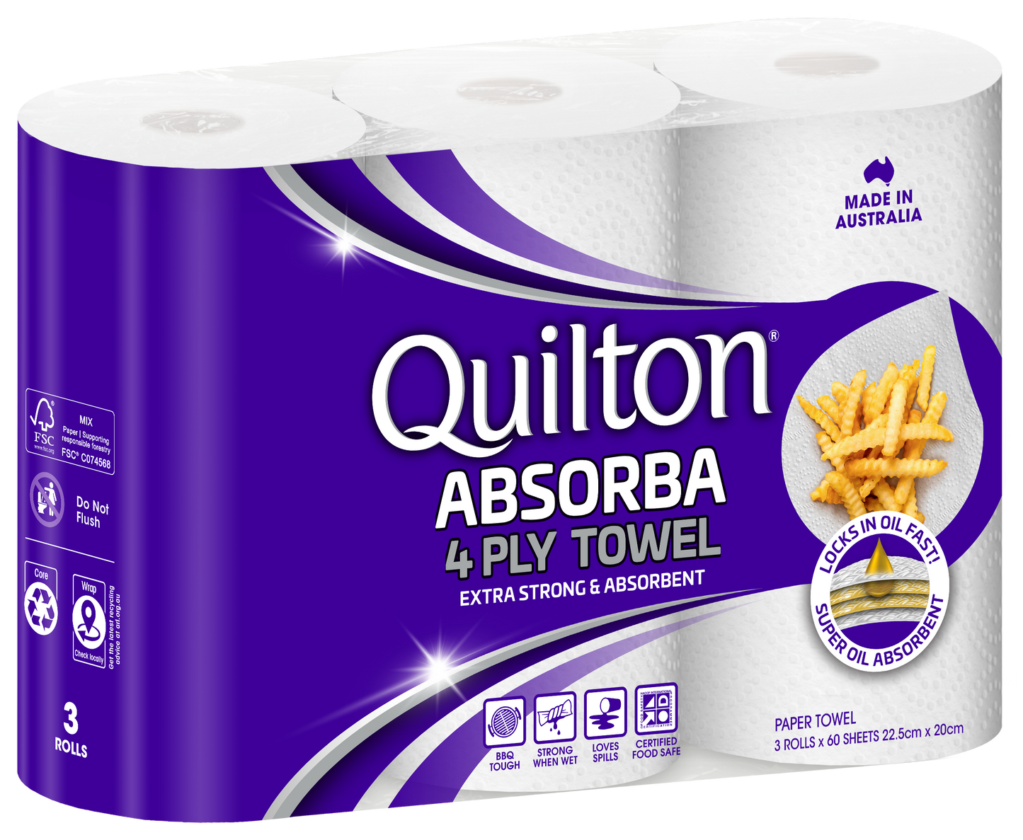 Absorba 4 Ply Paper Towel