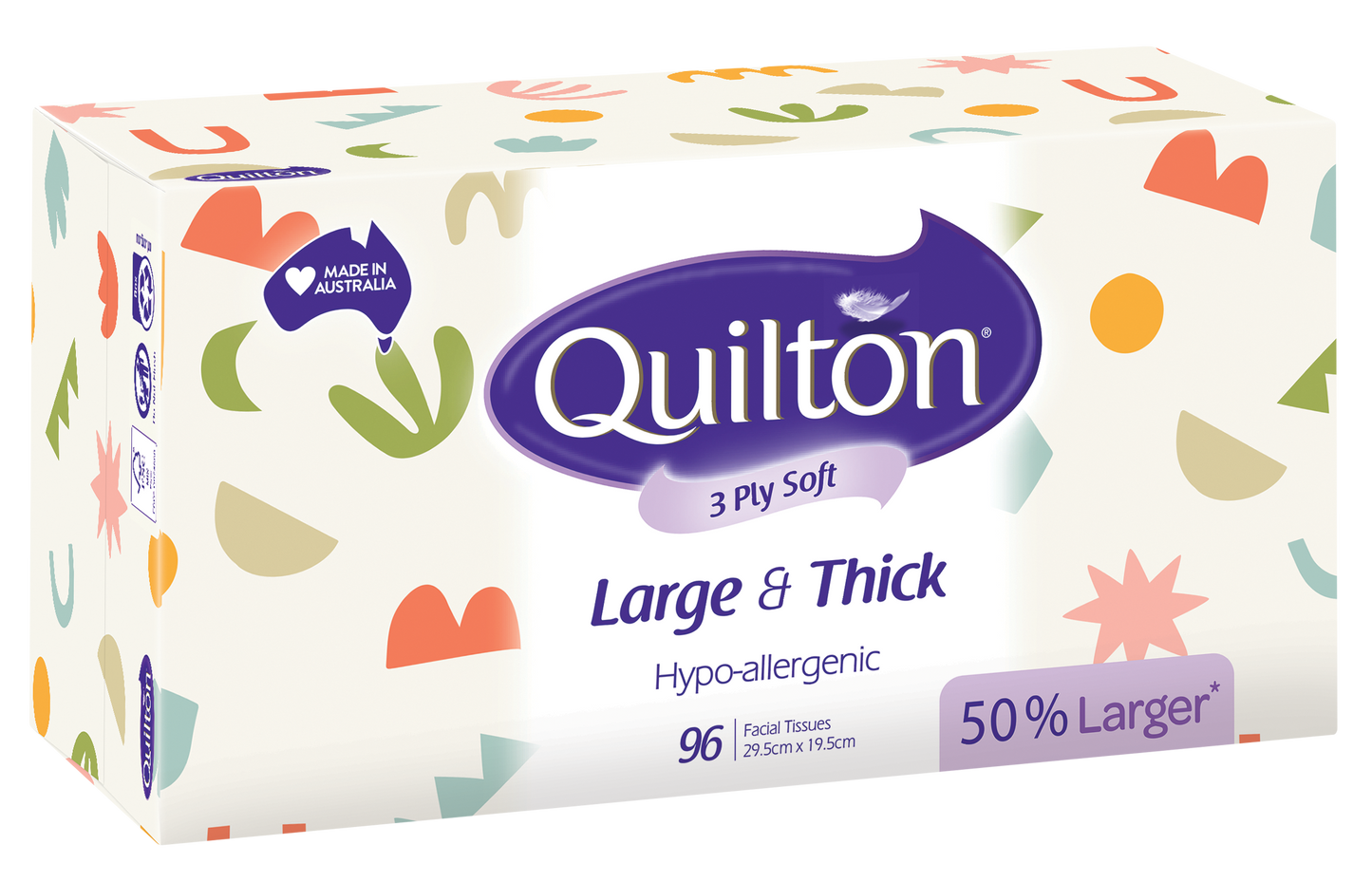 Large & Thick Hypo-Allergenic 3 Ply Facial Tissue