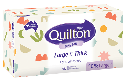 Large & Thick Hypo-Allergenic 3 Ply Facial Tissue