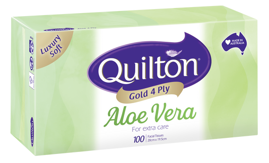 Gold Aloe Vera 4 Ply Facial Tissues