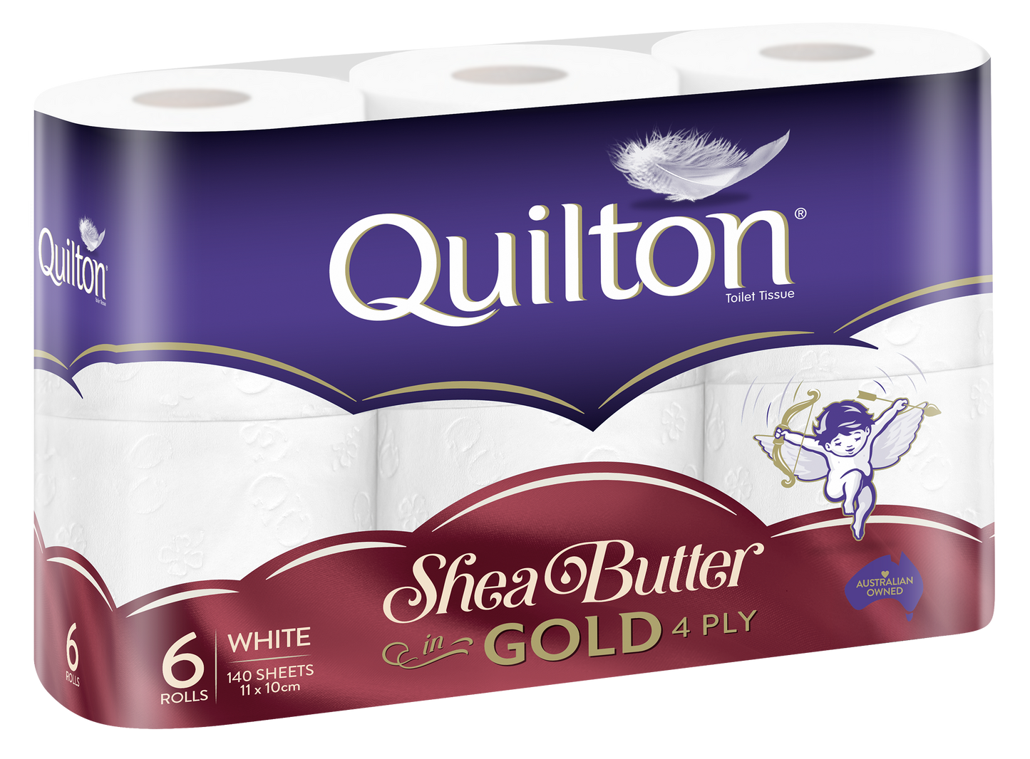 Gold Shea Butter 4 Ply Toilet Paper