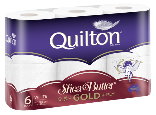 Gold Shea Butter 4 Ply Toilet Paper
