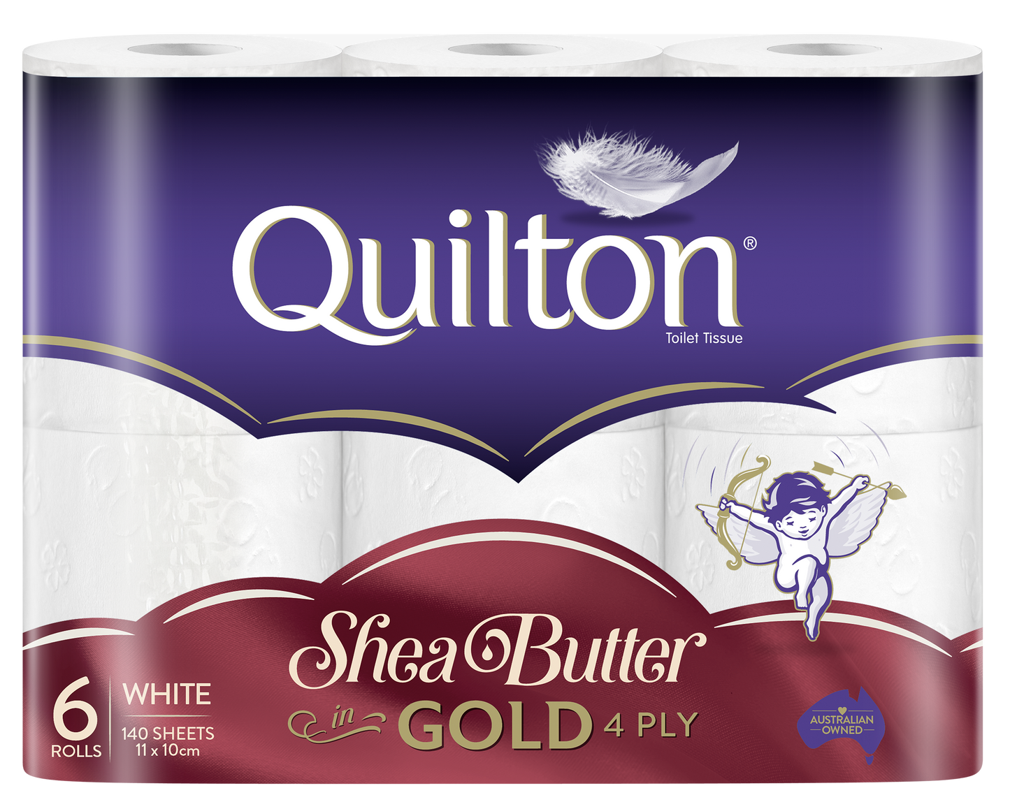 Gold Shea Butter 4 Ply Toilet Paper