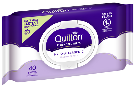 Hypo-Allergenic Flushable Wipes
