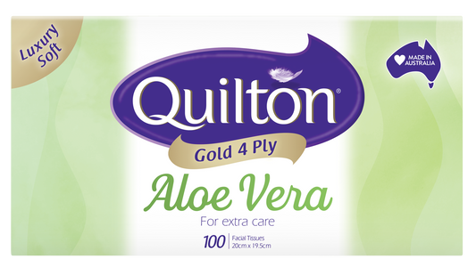 Gold Aloe Vera 4 Ply Facial Tissues