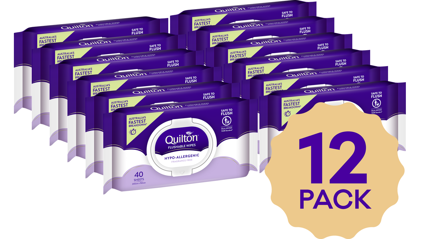 Quilton Flushable Wipes