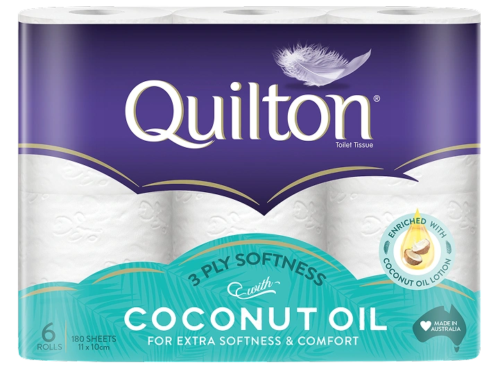 Coconut Oil 3 Ply Toilet Paper