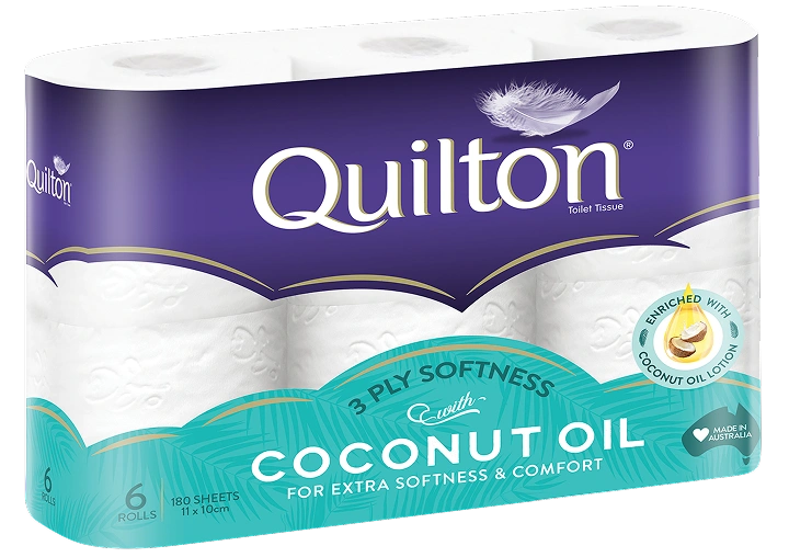Coconut Oil 3 Ply Toilet Paper