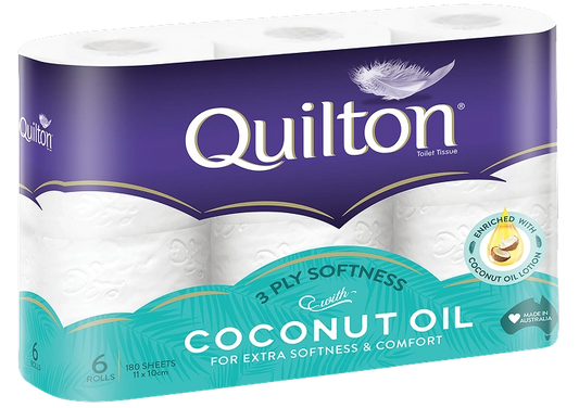 Coconut Oil 3 Ply Toilet Paper