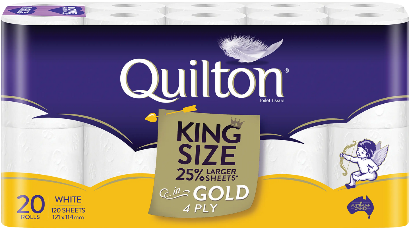 Gold King Size 4 Ply Toilet Paper