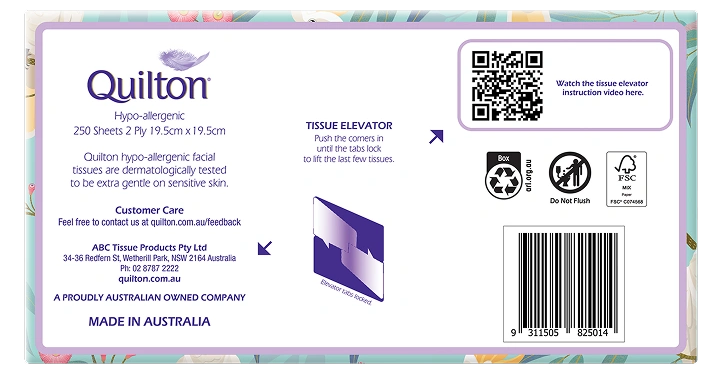 Hypo-Allergenic 2 Ply Facial Tissues