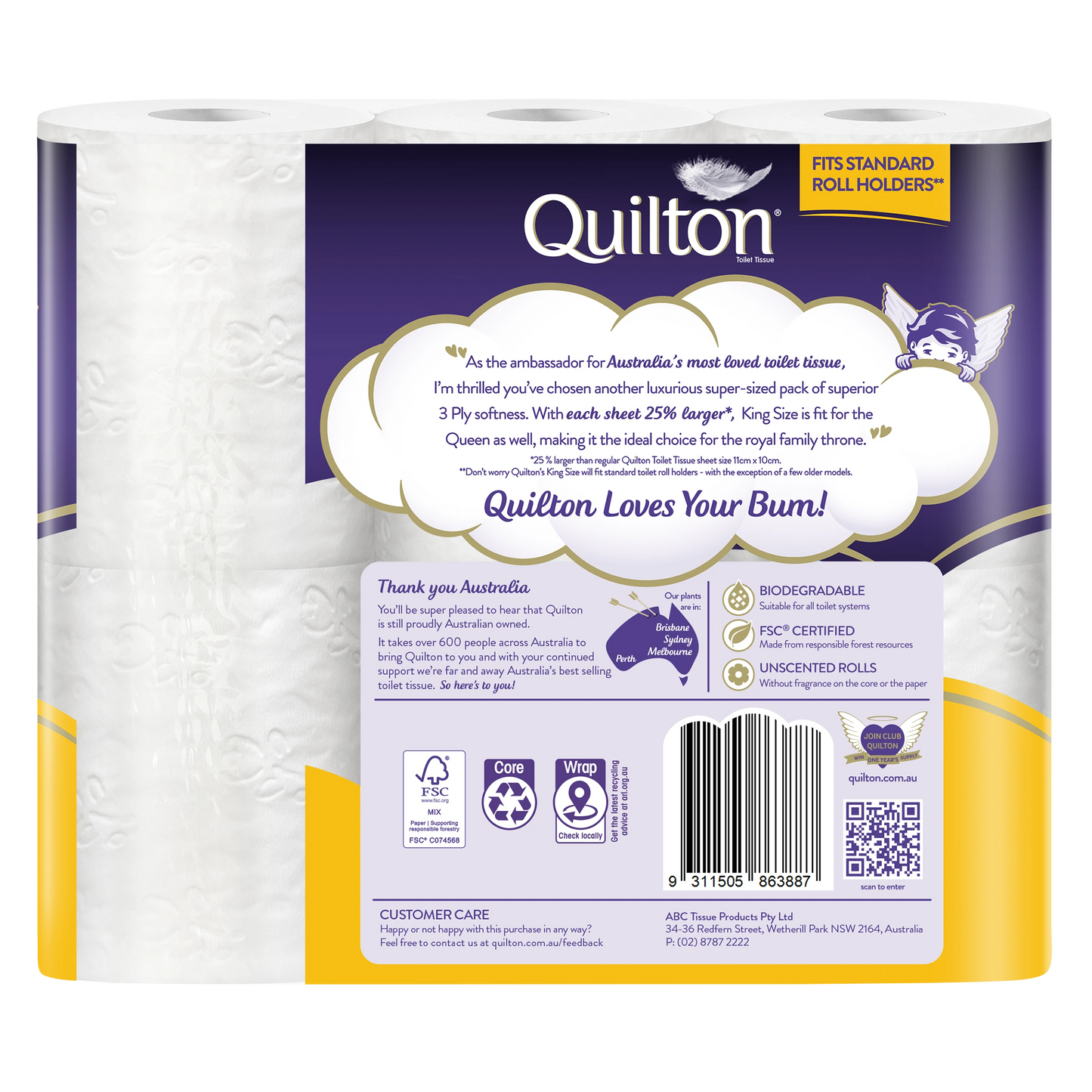 King Size 3 Ply Toilet Paper