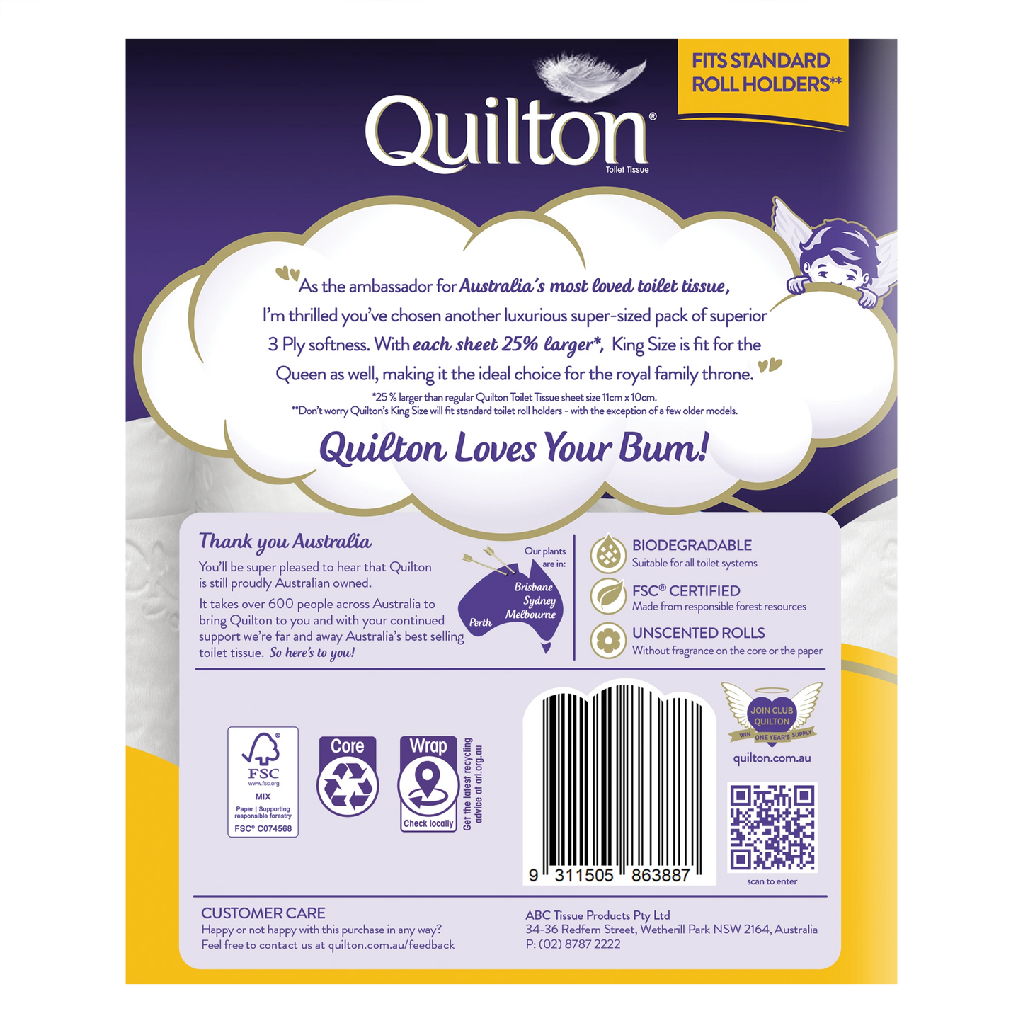 King Size 3 Ply Toilet Paper