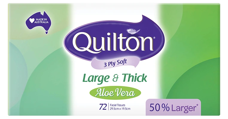 Large & Thick Aloe Vera 3 Ply Facial Tissue