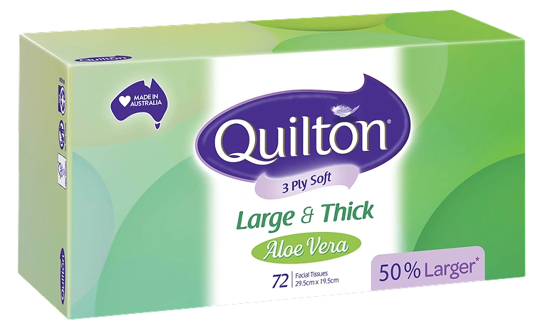 Large & Thick Aloe Vera 3 Ply Facial Tissue