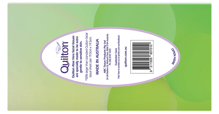 Large & Thick Aloe Vera 3 Ply Facial Tissue